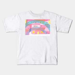 Rainbow Heights Kids T-Shirt